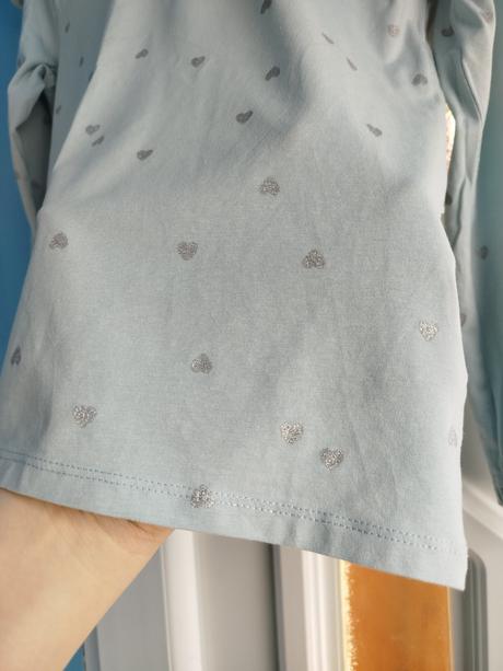 Tričko so srdiečkami 134/140, h&m,134