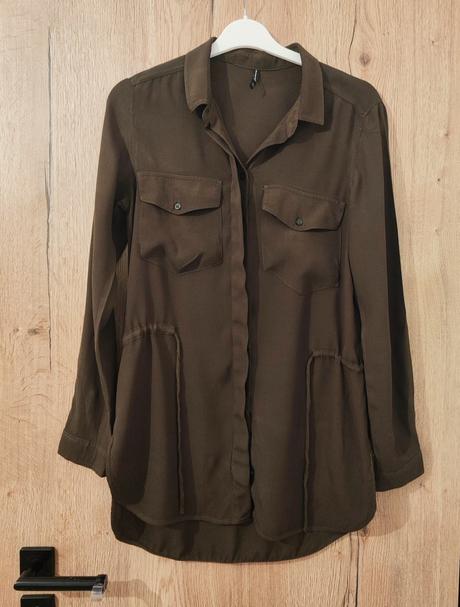 Khaki blúzka stradivarius, stradivarius,s