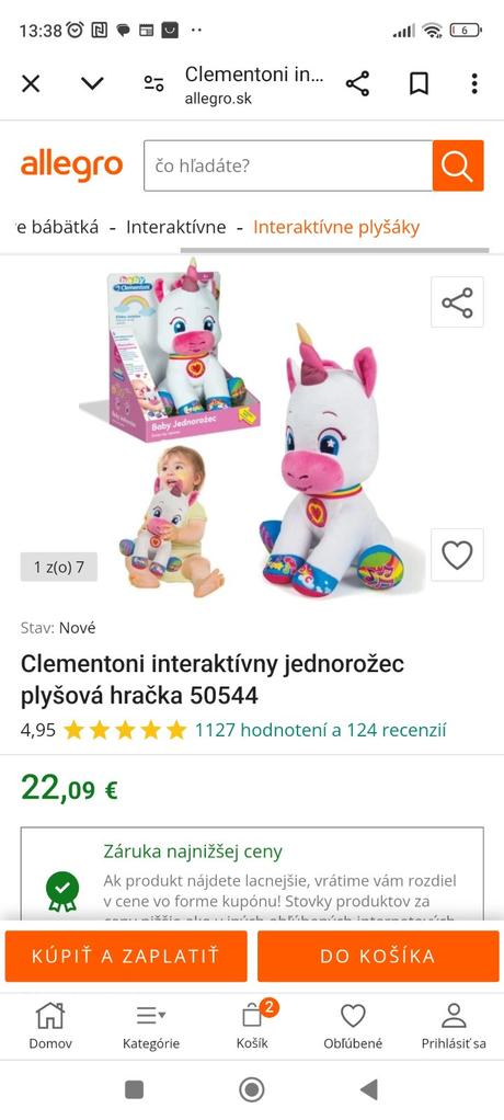 Interaktivny jednorožec, 