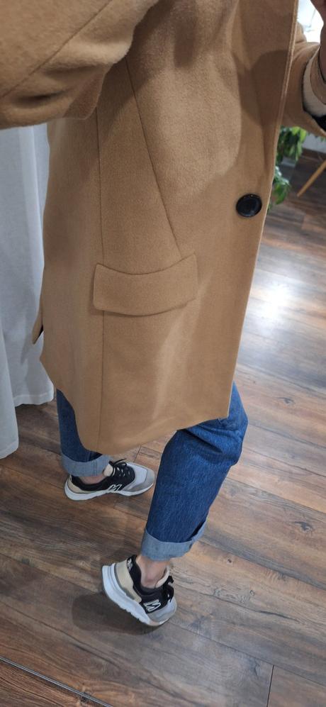 Kabát zara s vlnou 36/38, zara,s