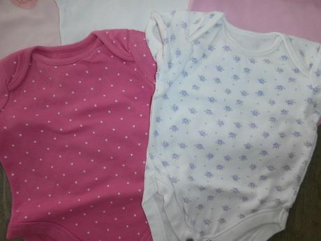 Balík 5ks body s krátkym rukávom, 50–62