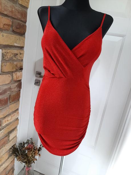 Elegantné dámske trblietavé šaty, 36 - xl