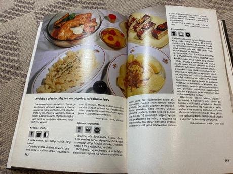 Krásna stará retro obrazová kuchárka anna vydrová,