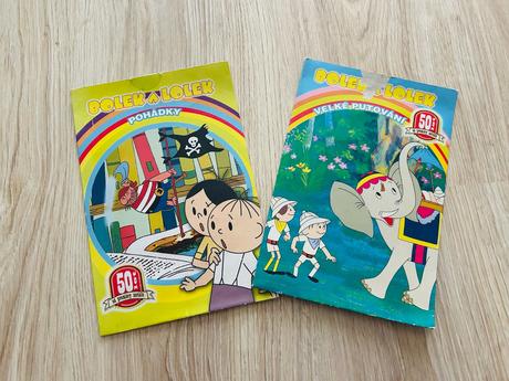 2 kusy dvd rozprávky lolek a bolek, 