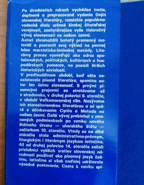 Dejiny slovenskej literatúry 1984, 