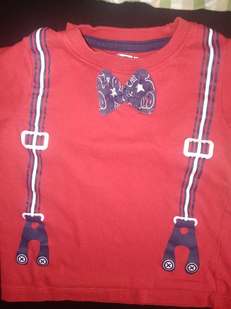 2 tričká 80-86, c&a,80