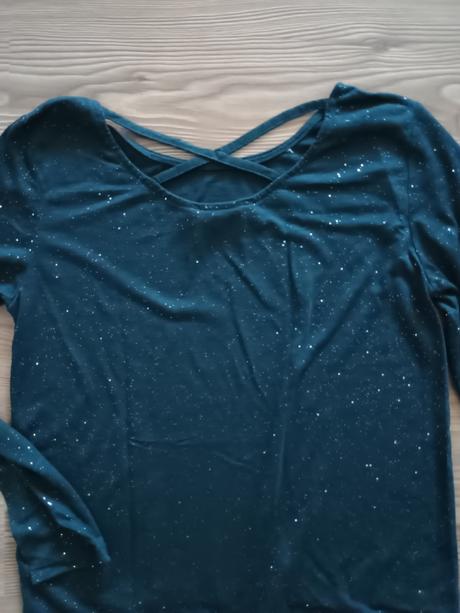 Len raz oblečené tričko hm 158-164, h&m,158