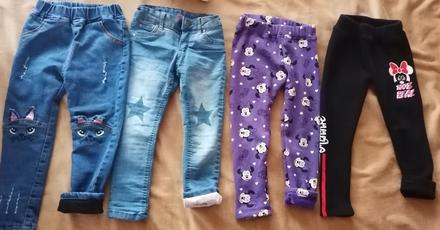 Balík zateplenych nohavíc 98, 86–98