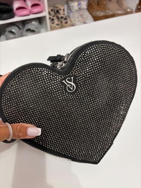 Victorias secret srdiečkova crossbody kabelka, victoria's secret
