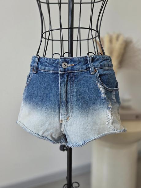 Zara mini rifľové kraťasy s/m, zara,s