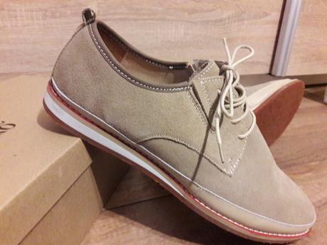 Elegantné topánky z brúsenej kože, 45