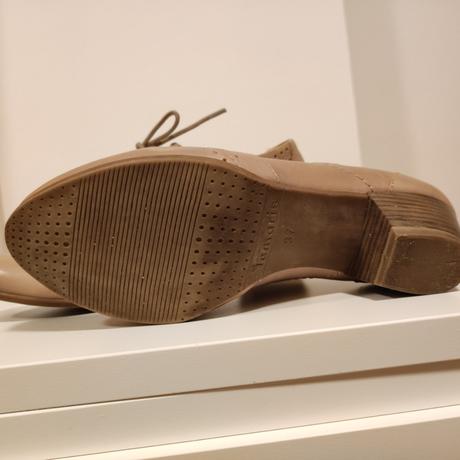 Bledohnedé kožené topánky tamaris, tamaris,37