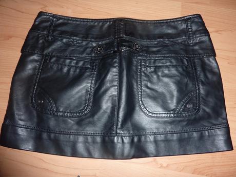 Koženková sukňa, s