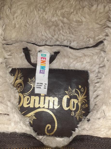 Zateplena bunda, denim co,40