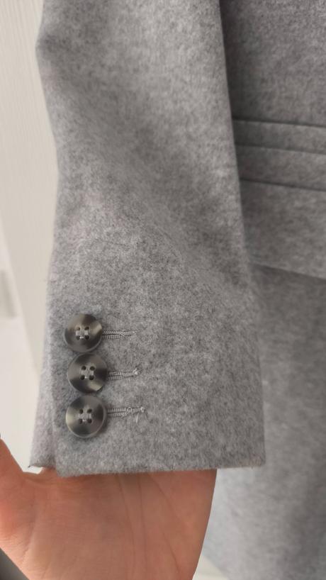 Šedý dámsky kabát 38, primark,m