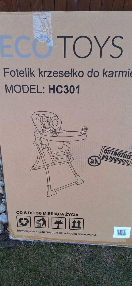 Detská jedálenská stolička ecotoys, eco toys