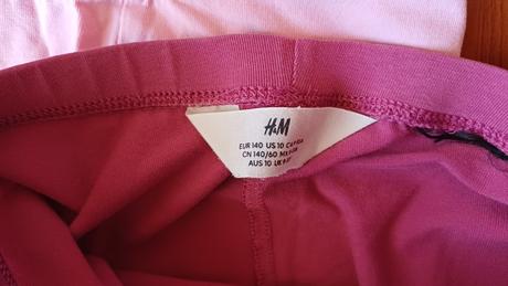 Legíny h&m 3ks 140/146, h&m,140
