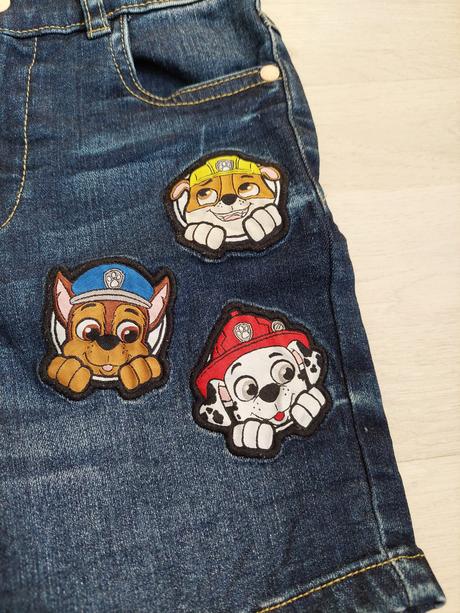 Rifľové šortky č.116 paw patrol, 116