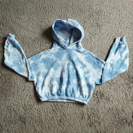 Crop mikina, fishbone,xs