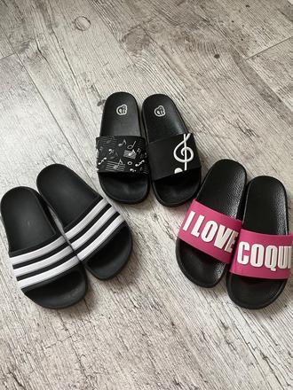 Detské šľapky, adidas,32