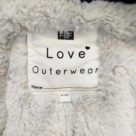 Huňatá zimná parka - super stav, f&f,164