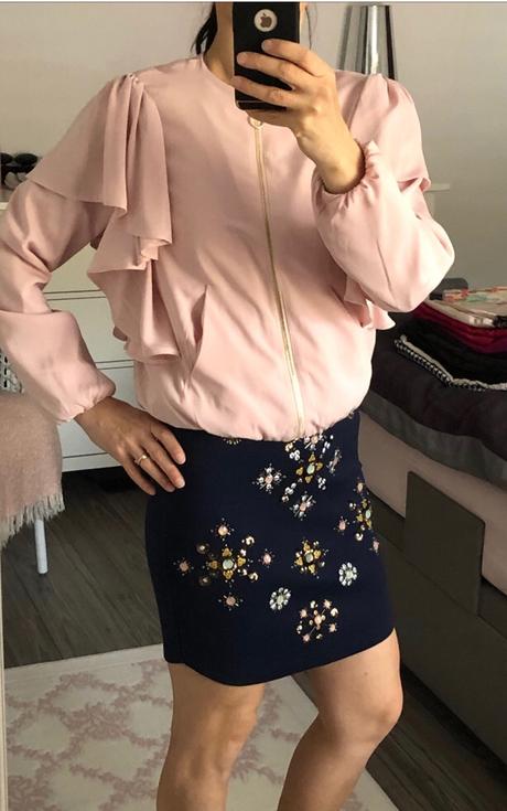 Teplakova minisukňa, h&m,xs