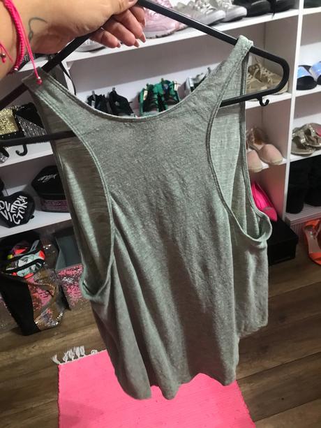 Olivové pink tielko victorias secret, victoria's secret,m