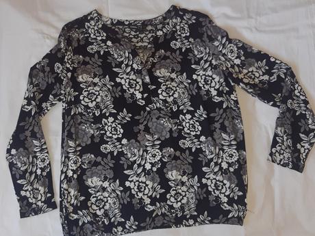 Čiernobiela blúzka, kik,44