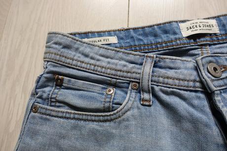 Pánske riflové kraťasky jack&jones, s