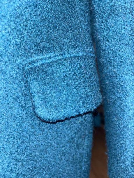 Smaragdovy buklé kabát mango xs/s, mango,xs