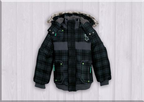 Zimná chlapčenská vetrovka 52-195, mariquita,116 / 122 / 128