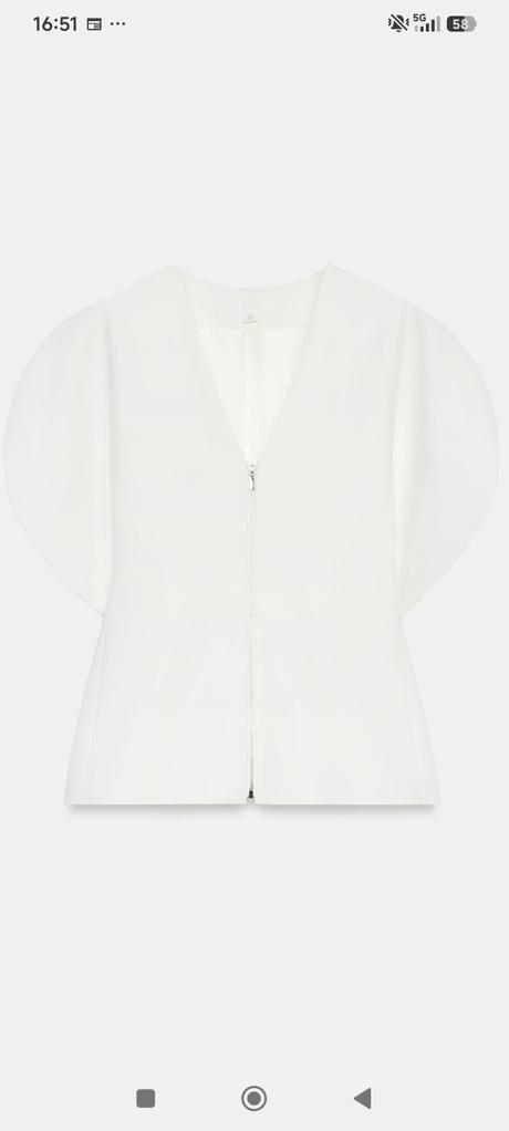 Top na zips, zara,s / xs