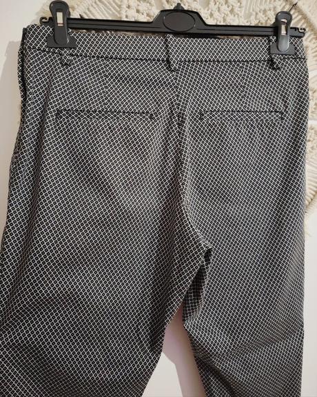 Tenké vzorované nohavice h&m, h&m,xl