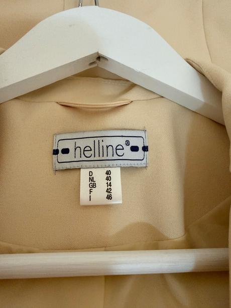 Helline krémové elegantné sako, l
