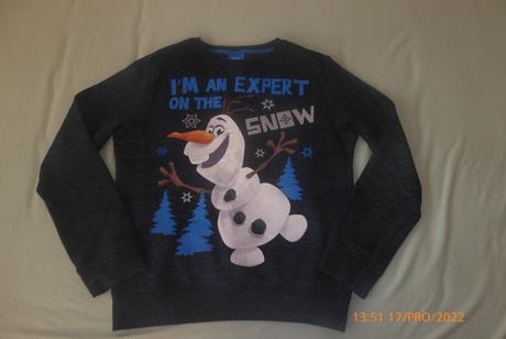 Krásny olaf zimný sveter.v.140, c&a,140