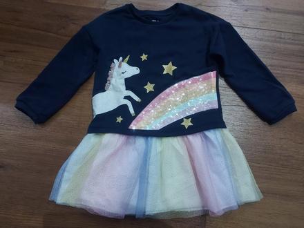 Mikinka s tylovou suknou 110/116, f&f,110