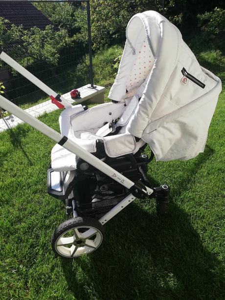 Krásny biely kočík hartan vip xl, hartan,hartan vip xl