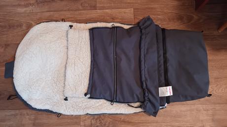 Zimný fusak s ovčou vlnou, emitex