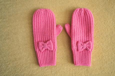 Pletená sada rukavice a čiapka, h&m,134