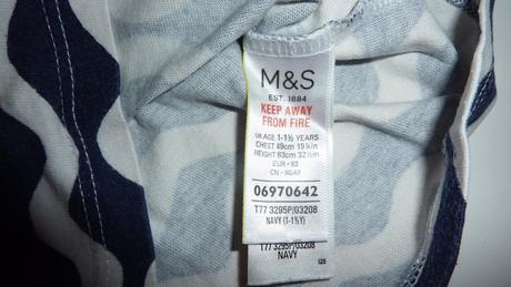 Šaty / tunika zig zag 1,5r, marks & spencer,86