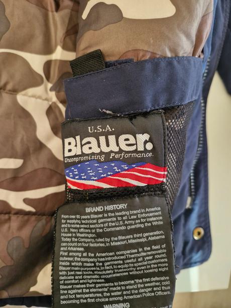 Zimná páperová bunda blauer u.s.a, 152