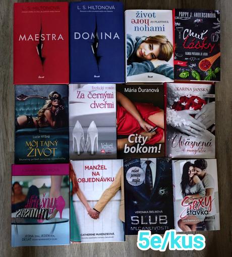 Knihy steel, benkova, vasilkova, evitovky a iné, 