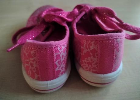 Trblietavé plátené tenisky, f&f,31