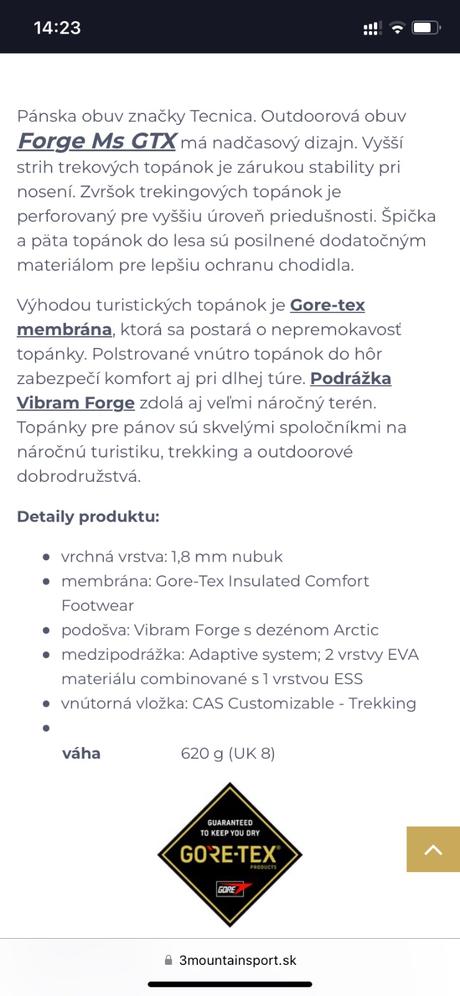 Vysokohorská obuv -tecnica, 43