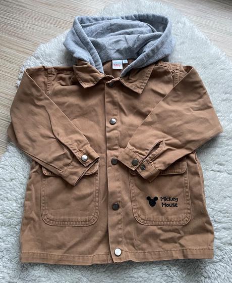 Bledohneda bunda s kapucnou mickey mouse, disney,98