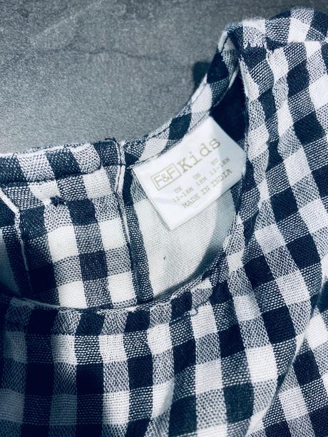 Šaty s volánmi-vichy kocka, f&f,86