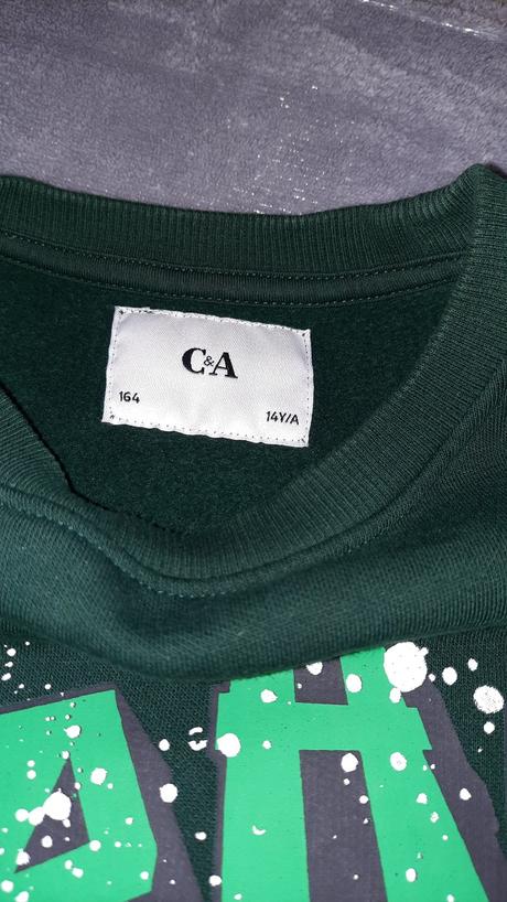 Mikina s vianočným motívom c&a 164, c&a,164
