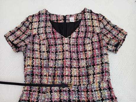 Dámske tvídové šaty, 34