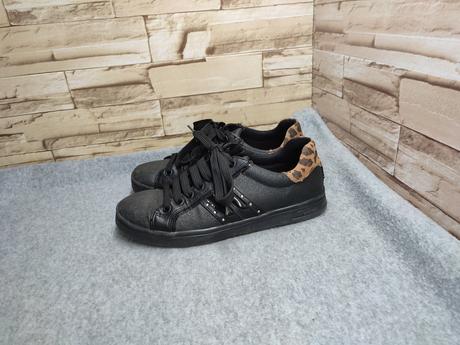 Geox 37 - dievčenské čierne sneakersy, geox,37