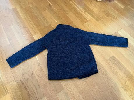 Detsky fleece 122/128 tmavomodry, tchibo,128